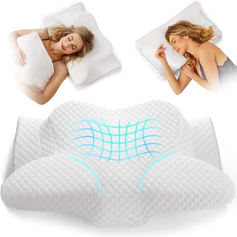 Best pillow for neck back and hot sale shoulder pain